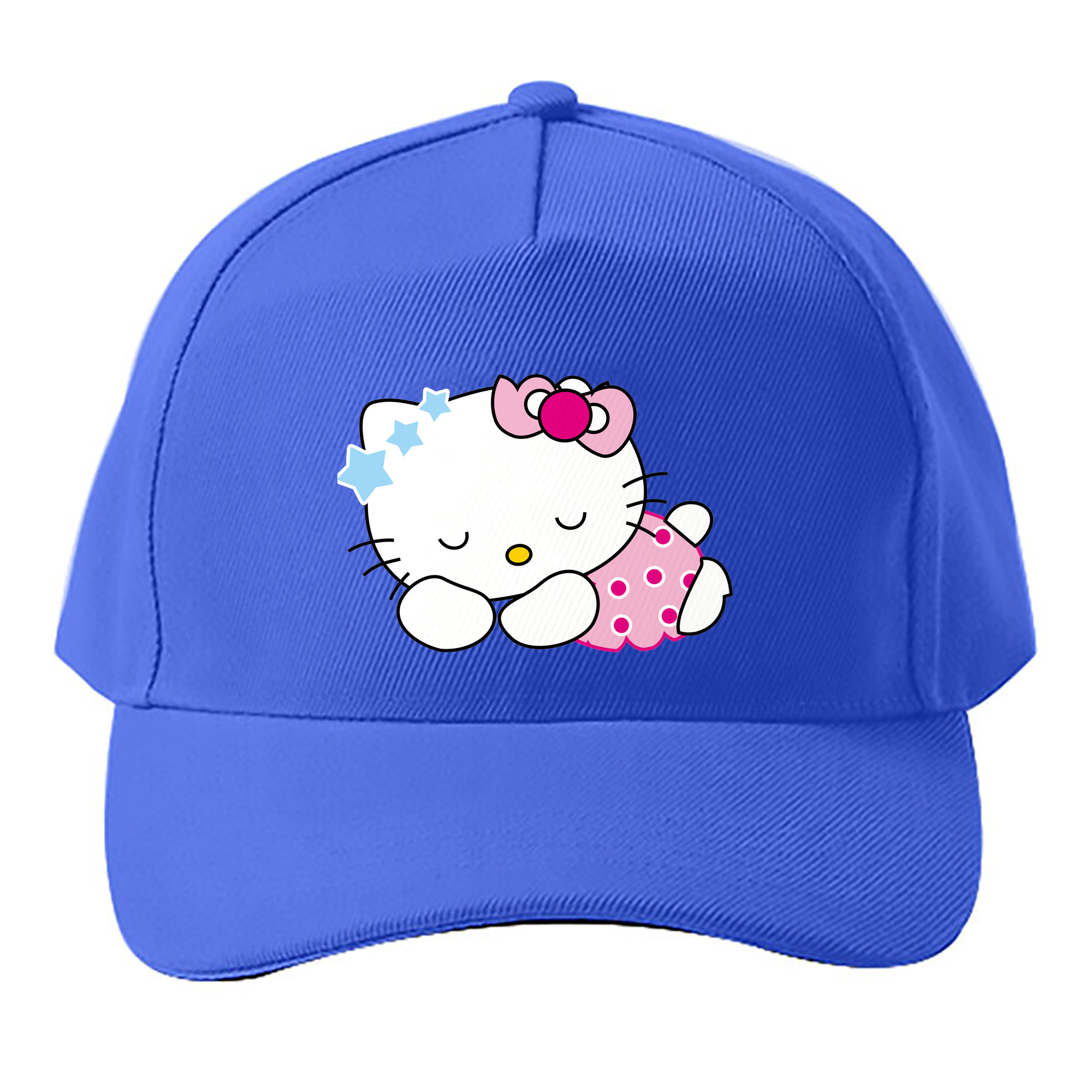（画像用） Hello Kitty ハローキティ ベースボールキャップ 綿100％ 男女兼用 帽子 スポーツ